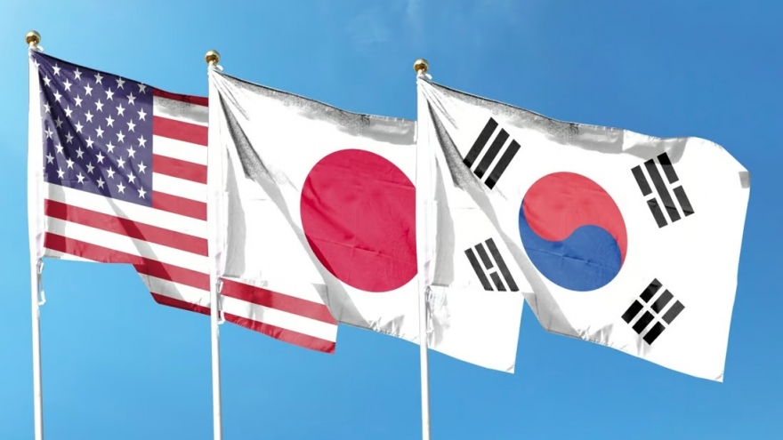 Mỹ, Hàn Quốc và Nhật Bản tăng cường hợp tác 3 bên trong các vấn đề nóng